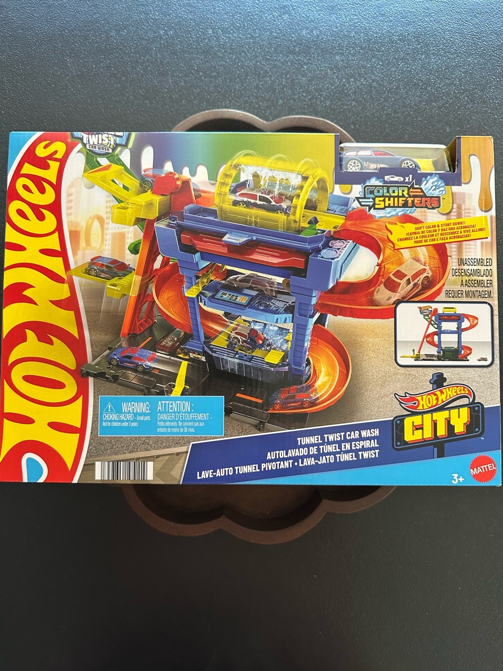 Hot Wheels City Color Shifters ~ Tunnel Twist Car Wash Playset